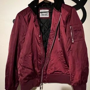 Maroon jacket. Size XL